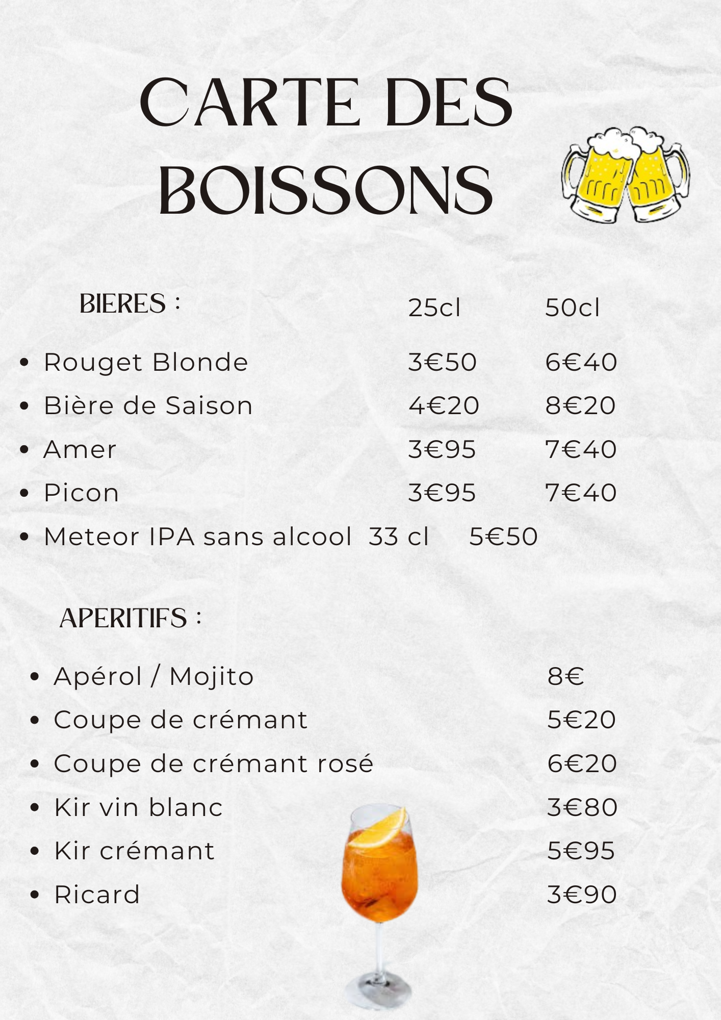 Au P&#8217;tit Ribeau : Winstub et brasserie alsacienne avec produits frais et de saison à Ribeauvillé vers Colmar Barr 13